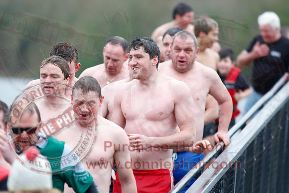 New Years Day Charity Swim at Galloon Island, Newtownbutler.