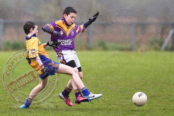 Enniskillen Gaels (5-6) V Derrygonnelly (1-3) in U14 GAA Division One Final.