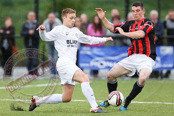 Enniskillen Town (1) V Lisnaskea Rovers (0) in Coffey Cup Final.