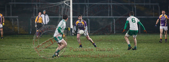 Derrygonnelly (0-7) V Ederney (0-6) in Senior GAA Football League Division 1A Final.