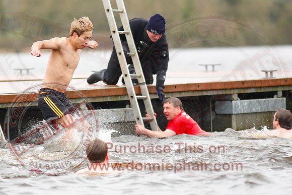New Years Day Charity Swim at Galloon Island, Newtownbutler.