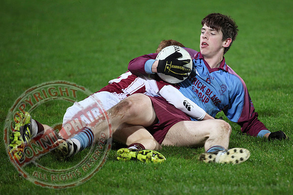 St. Michaels College Enniskillen V Omagh CBS in McCormick Cup game held in Brewster Park.