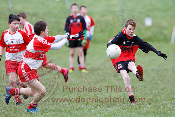 St. Pat's (10-9) V Brookeborough (4-6) in U14 GAA Football League Section B.
