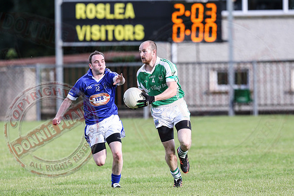 Roslea (5-16) V Kinawley (1-3) in Senior GAA Football League Division One.