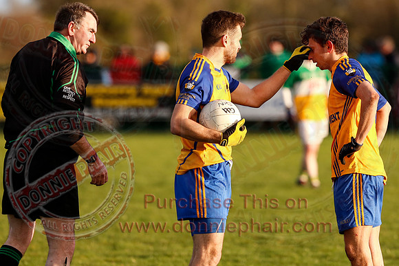 Derrylin (0-7) V enniskillen (0-14) in Senior GAA Football League Division 2A.