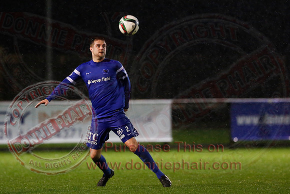 Ballinamallard (0) V Ballymena (1) in IFA Premiership.