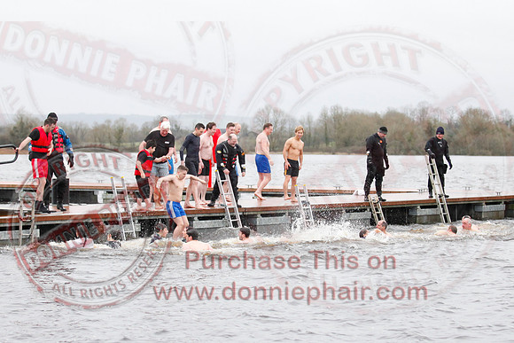New Years Day Charity Swim at Galloon Island, Newtownbutler.