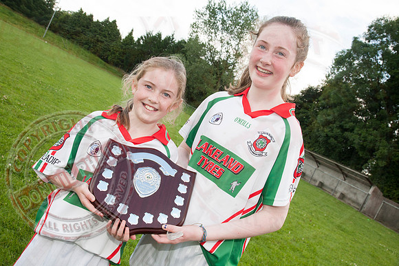 Lisnaskea Emmetts V Tempo in U13 Girls Final  130803  9