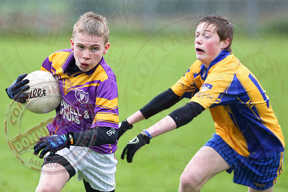Enniskillen Gaels (5-6) V Derrygonnelly (1-3) in U14 GAA Division One Final.