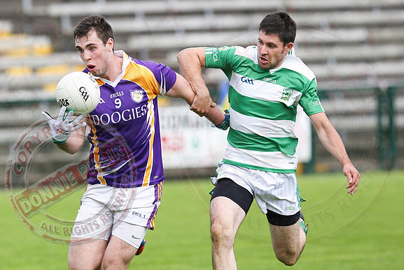Derrygonnelly (2-8) V Teemore (1-7) in Senior GAA Championship.