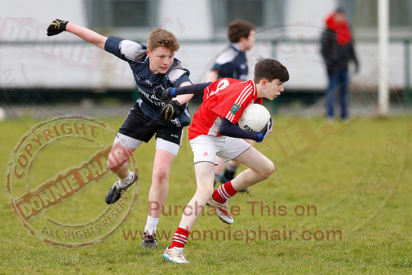 Aghadrumsee (3-10) V Newtownbutler (3-14) in U14 GAA Football League Section A.