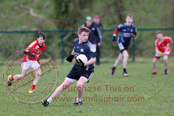 Aghadrumsee (3-10) V Newtownbutler (3-14) in U14 GAA Football League Section A.