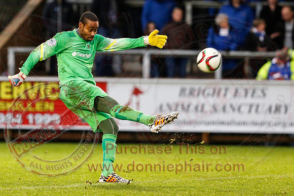 Ballinamallard United (1) V Dungannon Swifts (1) in Danske Bank Premier League.