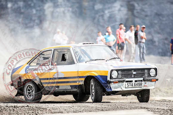Enniskillen Motor Club Rally Time Trial at Clarke's Quarry, Lisnaskea.