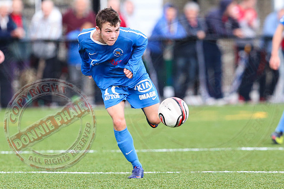 Enniskillen Town (1) V Ballinamallard Reserves (0) in Coffey Cup.