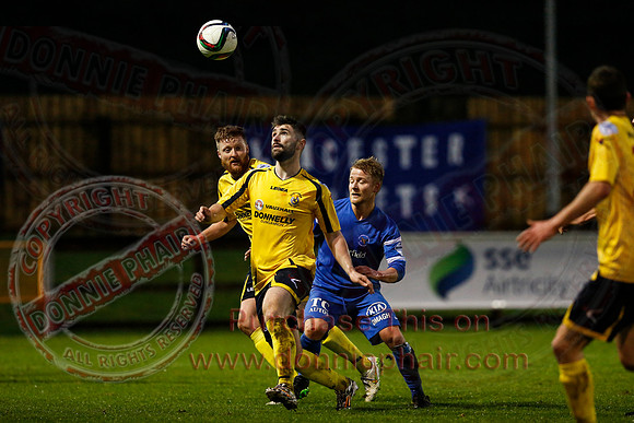 Ballinamallard United (1) V Dungannon Swifts (1) in Danske Bank Premier League.