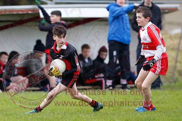 St. Pat's (10-9) V Brookeborough (4-6) in U14 GAA Football League Section B.