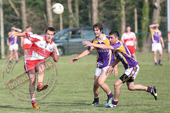Derrygonnelly (0-14) V St. Patricks, DOnagh (0-10) in Senior GAA Football League, Division one.