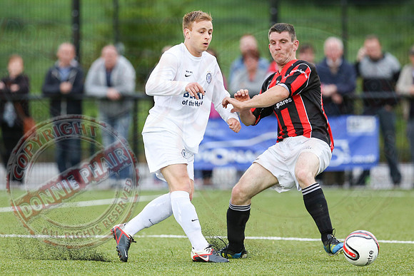 Enniskillen Town (1) V Lisnaskea Rovers (0) in Coffey Cup Final.
