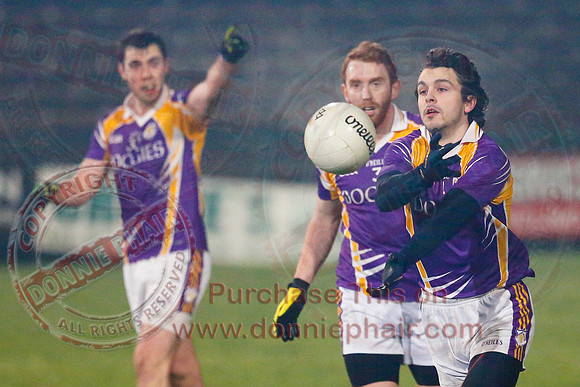 Derrygonnelly (0-7) V Ederney (0-6) in Senior GAA Football League Division 1A Final.