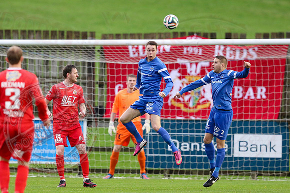 Ballinamallard United (0) v Portadown (2) in Danske Bank IFA Premier League.