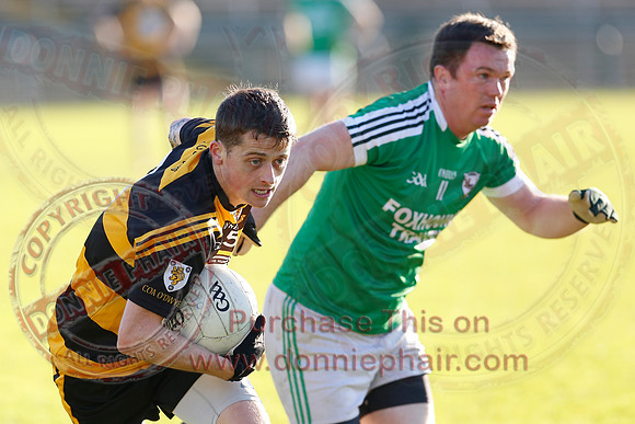 Coa (1-10) V Rockcorry (0-16) in Ulster Club Junior Football Championship Quarter-Final.