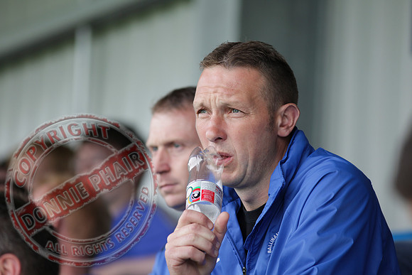 Ballinamallard FC V Dungannon Swifts in IFL Premium League Game.