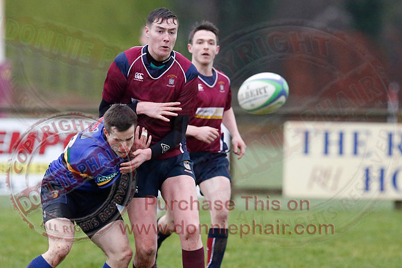 Enniskillen 1st XV (17) V Lisburn (0) in Kukri Qualifying League 2-13.