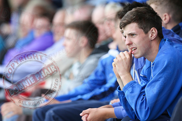 Ballinamallard United (1) V Crusaders (0) in Danske Irish Premier League.