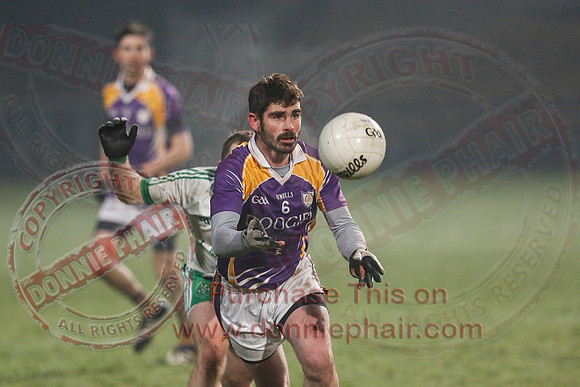 Derrygonnelly (0-7) V Ederney (0-6) in Senior GAA Football League Division 1A Final.