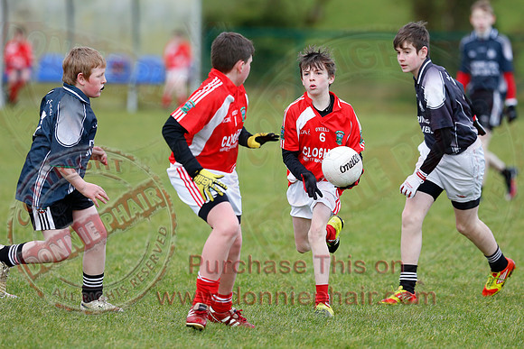 Aghadrumsee (3-10) V Newtownbutler (3-14) in U14 GAA Football League Section A.