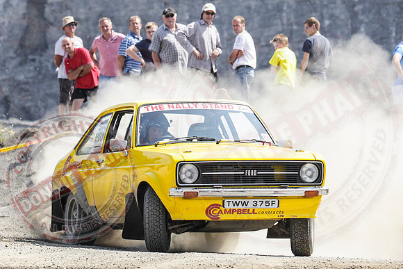 Enniskillen Motor Club Rally Time Trial at Clarke's Quarry, Lisnaskea.
