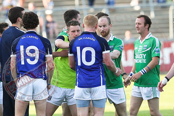 Fermanagh (-0-10)  Cavan (1-14) in All Ireland Qualifier Round Two.