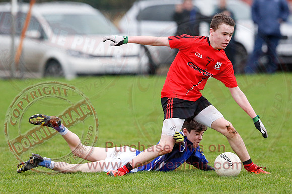Kinawley (4-10) V Brookeborough (0-8) in Under 16 Division 2 League Final.
