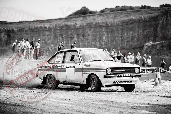 Enniskillen Motor Club Rally Time Trial at Clarke's Quarry, Lisnaskea.