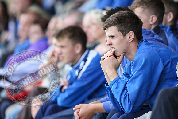 Ballinamallard United (1) V Crusaders (0) in Danske Irish Premier League.