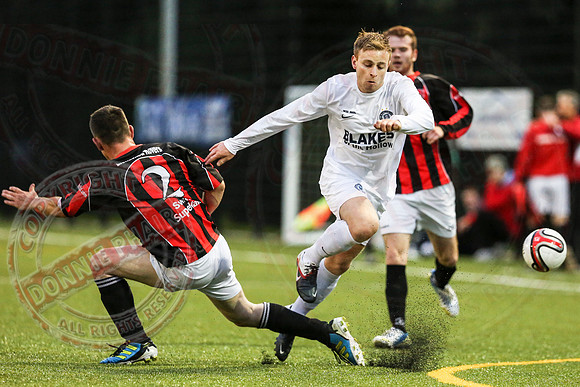 Enniskillen Town (1) V Lisnaskea Rovers (0) in Coffey Cup Final.