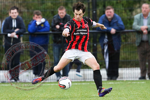 Enniskillen Town (1) V Lisnaskea Rovers (0) in Coffey Cup Final.
