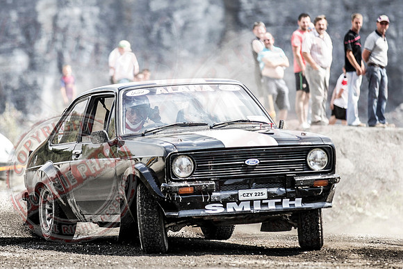 Enniskillen Motor Club Rally Time Trial at Clarke's Quarry, Lisnaskea.