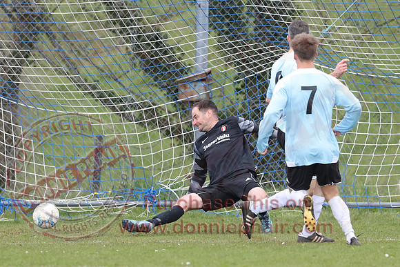 Lisbellaw (3) V Irvinestown (1) in Mercer Football League-4