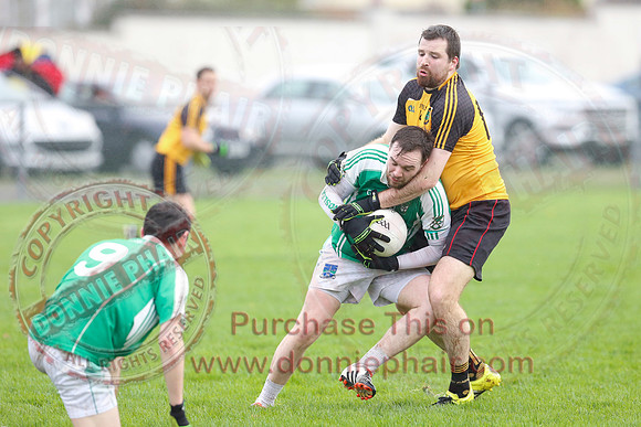 Erne Gaels (0-9) V Roslea (2-9) in Senior GAA Football League Division 1.-22