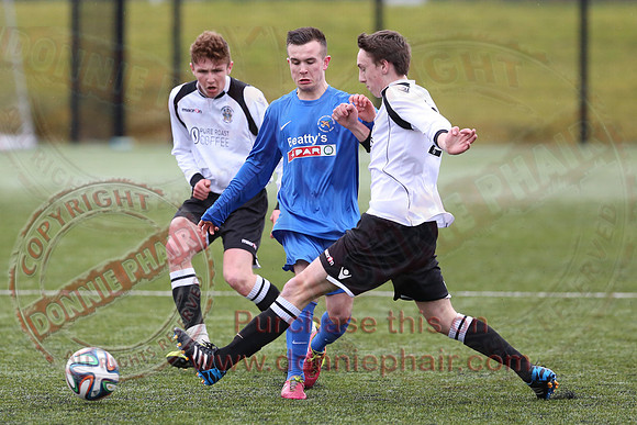Ballinamallard United III (3) V Lisburn Distillery (3) in IFA Youth League