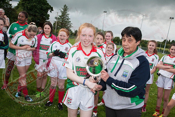 Lisnaskea Emmetts V Tempo in U13 Girls Final  130803  4