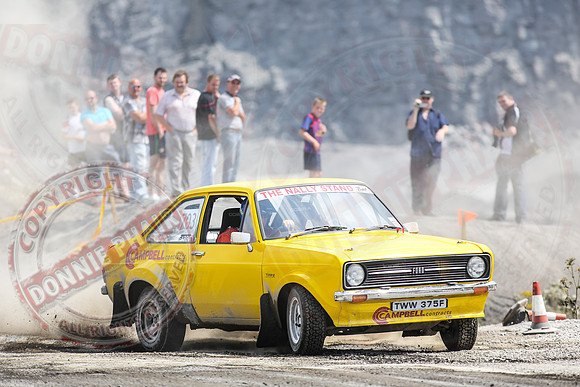 Enniskillen Motor Club Rally Time Trial at Clarke's Quarry, Lisnaskea.