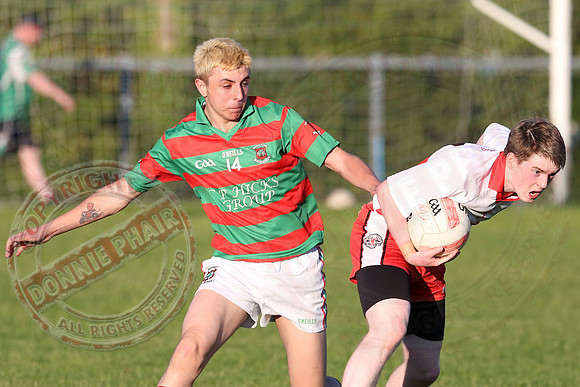 St. Pat's Donagh (0-10) V Lisnaskea Emmetts (0-9) in Minor GAA Football League Division One Final.