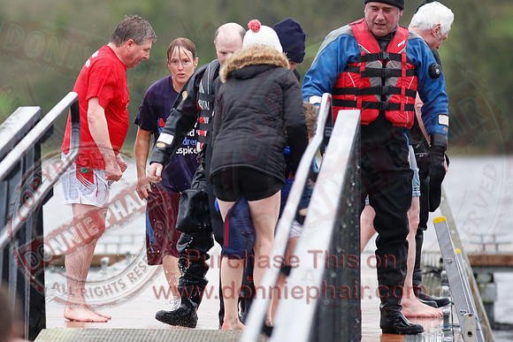 New Years Day Charity Swim at Galloon Island, Newtownbutler.