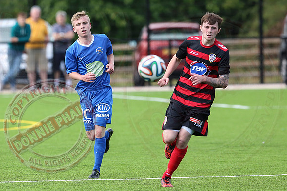 Ballinamallard United Reserve (3) V Coleraine Reserve (2) in IFA Reserve League.