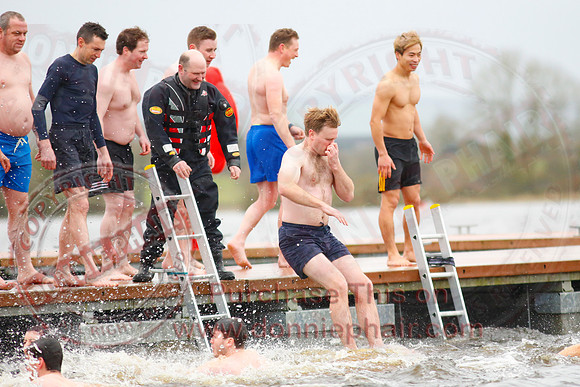 New Years Day Charity Swim at Galloon Island, Newtownbutler.