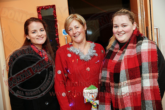 Christmas Lights being turned on in Donagh.