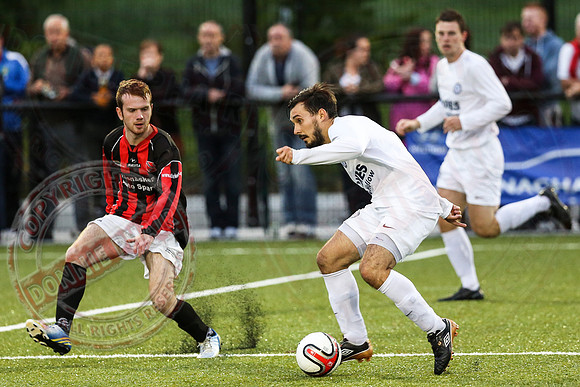 Enniskillen Town (1) V Lisnaskea Rovers (0) in Coffey Cup Final.